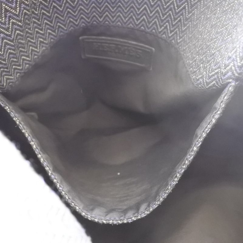 Hermes Sac Depinsage Canvas Blue Unisex Shoulder Bag