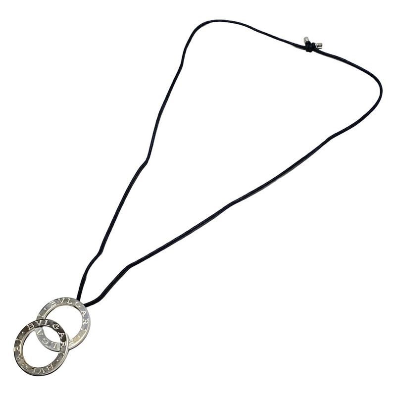 Bvlgari Necklace Bvlgari Silver And Black