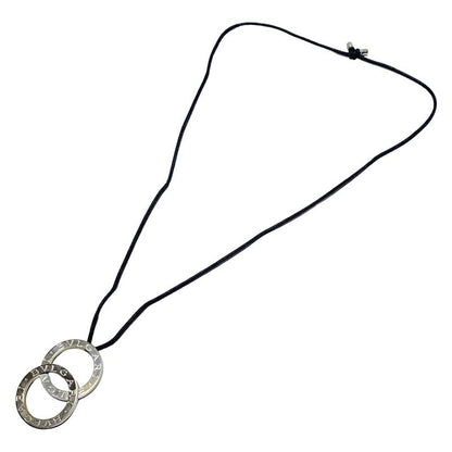 Bvlgari Necklace Bvlgari Silver And Black