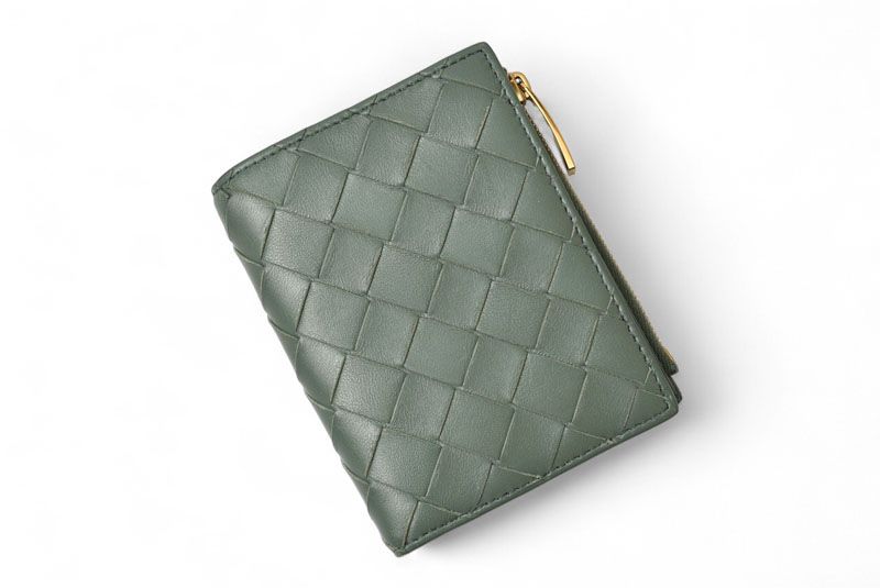 Bottega Veneta Wallet Fold Bottega Veneta Mini Wallet 707601 Intrecciato Mint