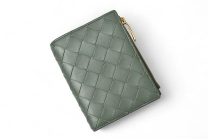 Bottega Veneta Wallet Fold Bottega Veneta Mini Wallet 707601 Intrecciato Mint