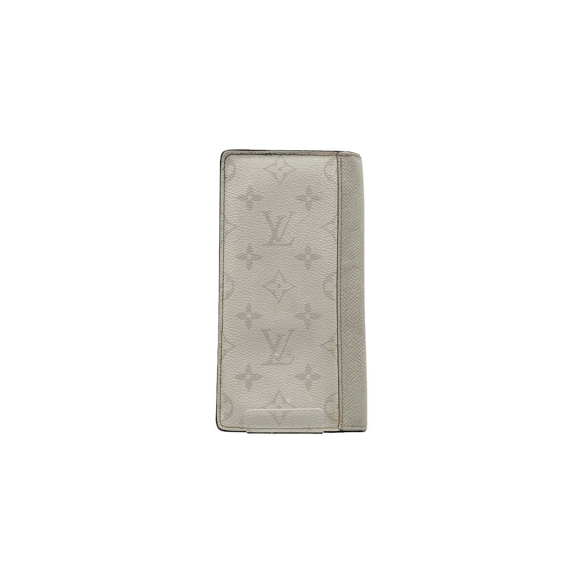 Louis Vuitton Portefeuille Brother Nm Taiga Llama Bifold Long Wallet M30889