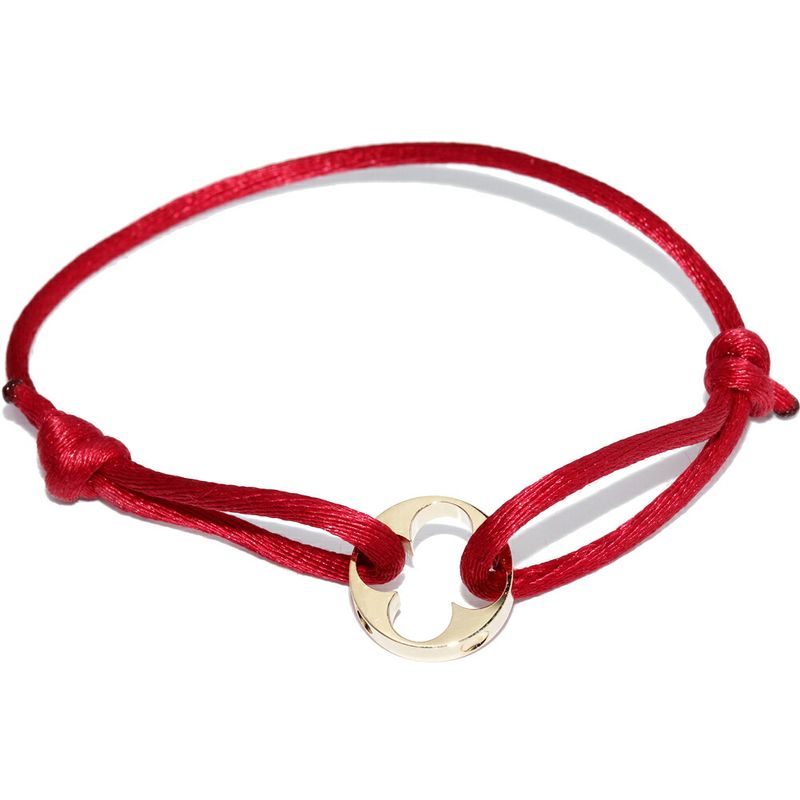 Louis Vuitton Bracelet Pendant Top 18K Yellow Gold Bra Scuff Lyan Empreinte