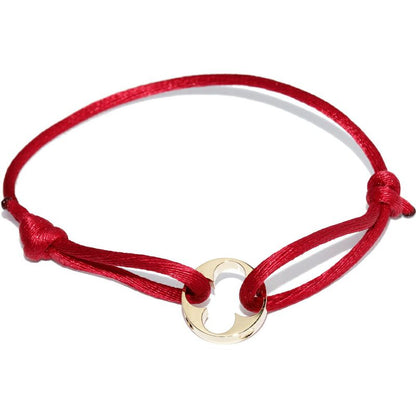 Louis Vuitton Bracelet Pendant Top 18K Yellow Gold Bra Scuff Lyan Empreinte