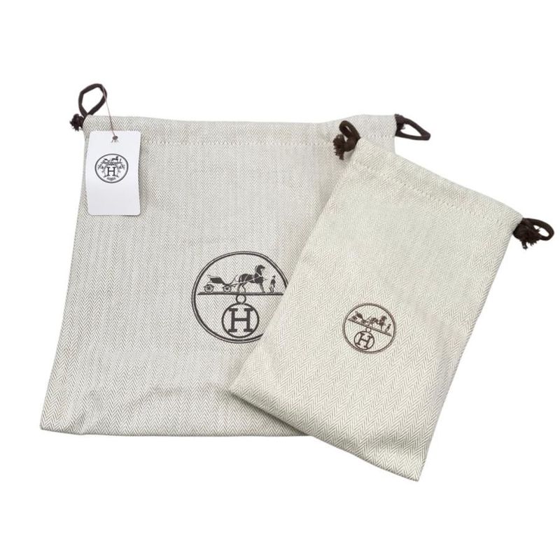 Hermes Shoulder Bag Evelyn TPM W Engraved Taurillon Clemence Gold Brown Silver