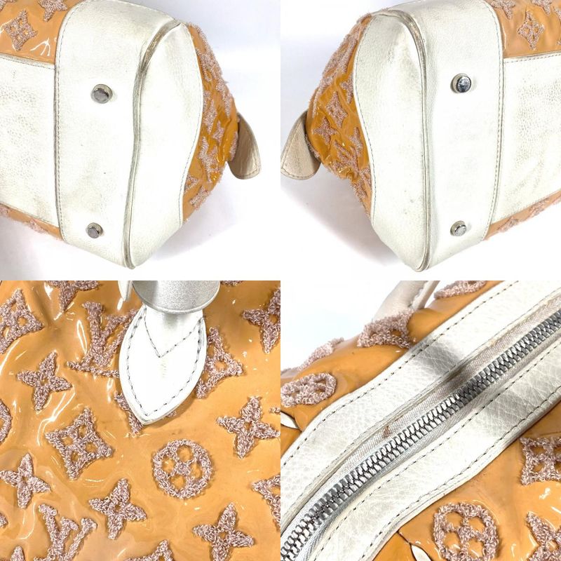 Louis Vuitton Shoulder Bag Speedy Round M40704 Enamel/leather Rose Pink