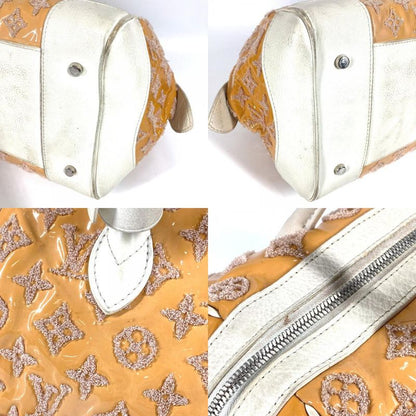 Louis Vuitton Shoulder Bag Speedy Round M40704 Enamel/leather Rose Pink