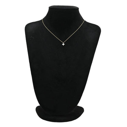 Tiffany & Co Tiffany & Co Necklace Cross Pendant Diamond Pt950 (Top) 18k Yellow