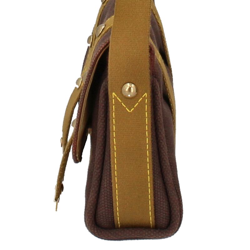 Louis Vuitton Sac Mule M40072 Antigua Women's Shoulder Bag Brown Excellent