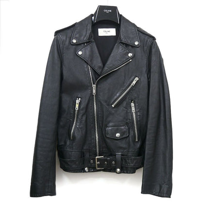 Celine Classic Biker Leather Riders Jacket 2e058297d 46