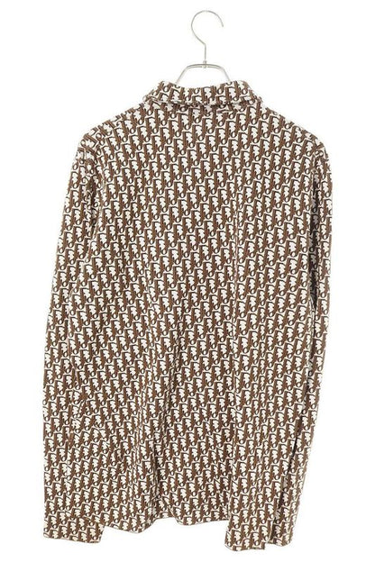 Dior 023m550at099 Obscure Pattern Allover Knit Long Sleeve Shirt Men's L