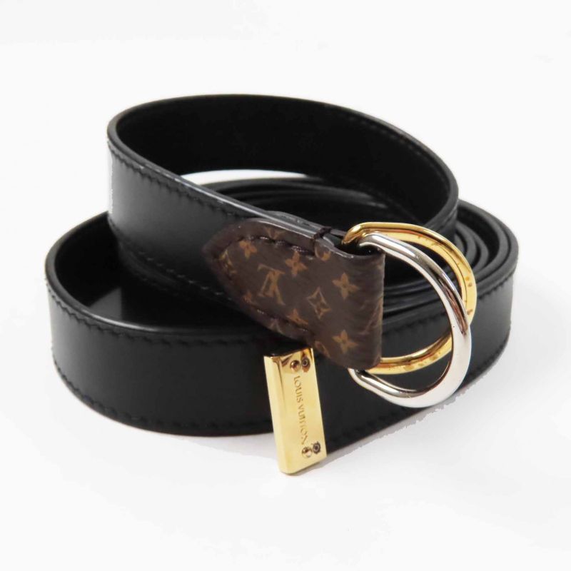 Louis Vuitton 23AW Wool Cotton Leather Belted Patched Long Sleeve Mixed