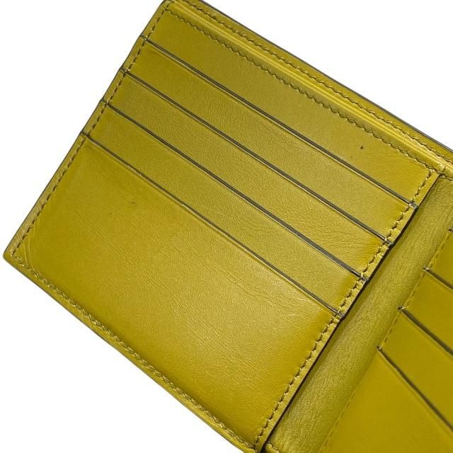 Loewe Wallet Fold Wallet Signature Bifold Compact Wallet Billfold Logo Leather