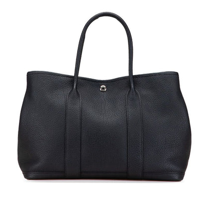 Hermes Garden Party PM Black Silver Hardware Negonda Ladies Hermes