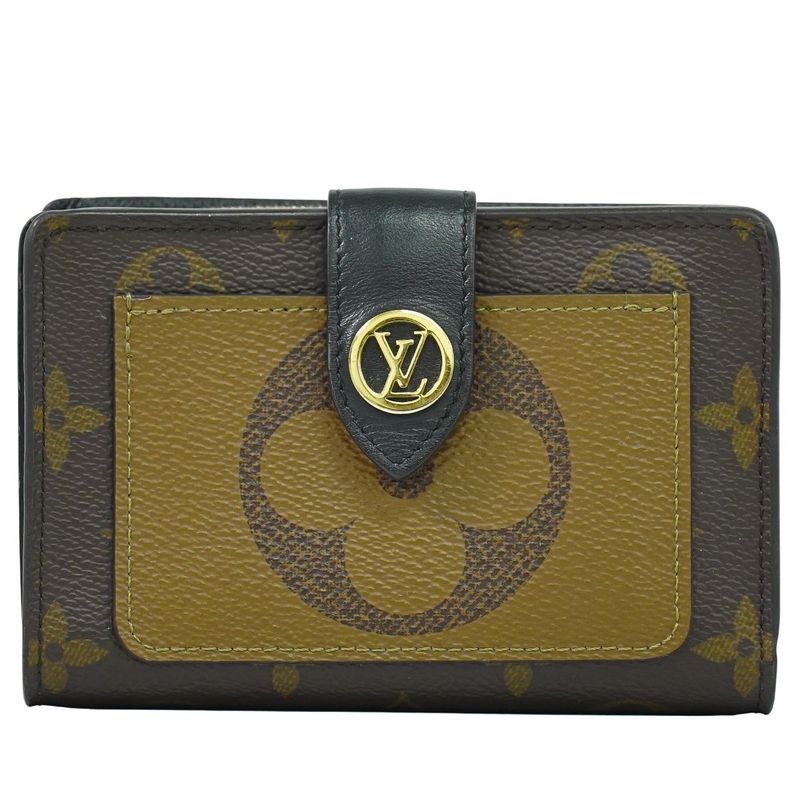 Authentic Louis Vuitton LV Portefeuille Juliette Monogram Giant Reverse Fold