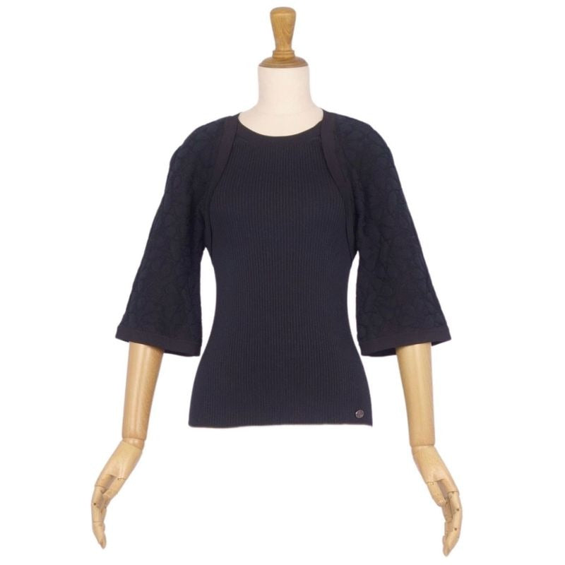 Chanel Knitted Sweater Cotton Top — view 2