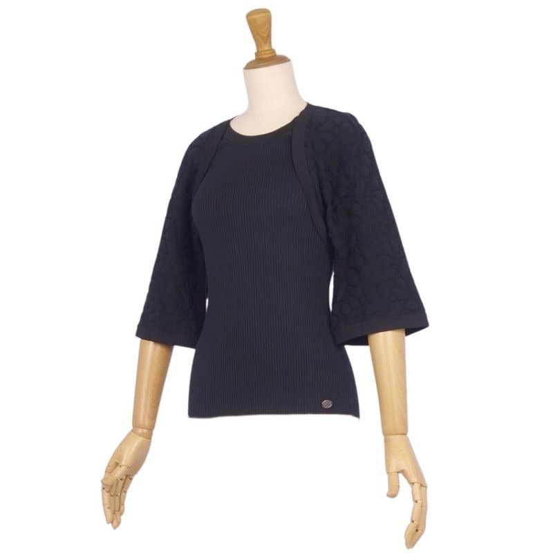Chanel Knitted Sweater Cotton Top — view 4