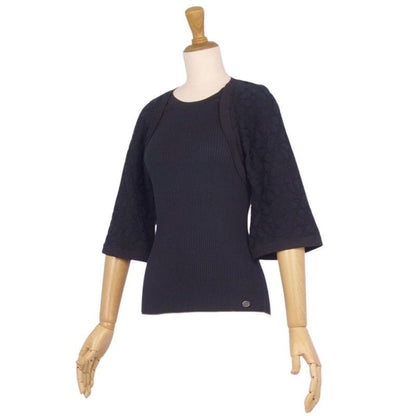 Chanel Knitted Sweater Cotton Top — view 4