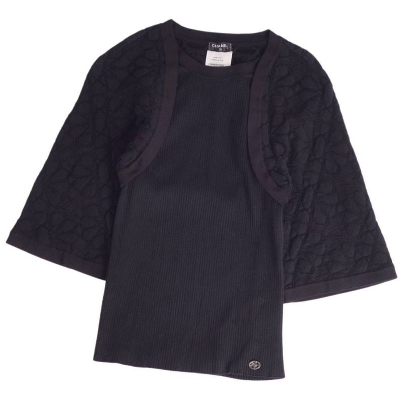Chanel Knitted Sweater Cotton Top