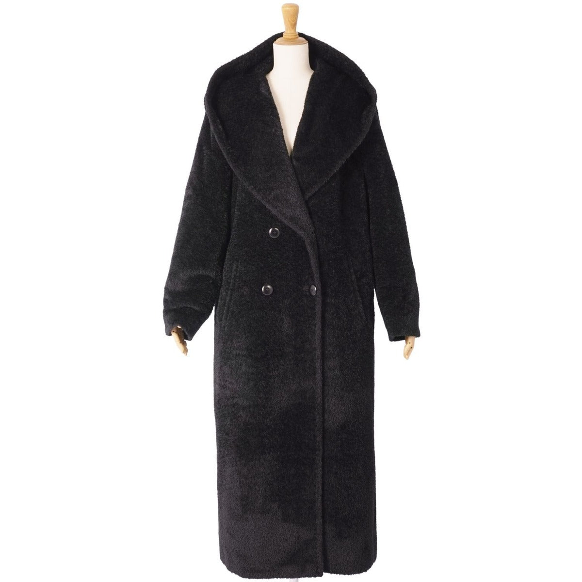 Max Mara White Tag Coat Long with Hood — view 3