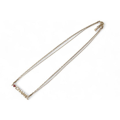 Chanel Chnael Coco CC I Love Heart 2 Strand Choker — view 2