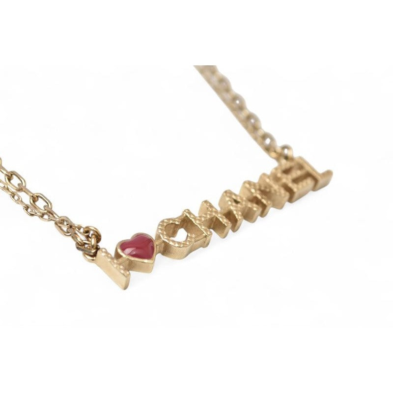 Chanel Chnael Coco CC I Love Heart 2 Strand Choker — view 4