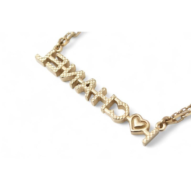 Chanel Chnael Coco CC I Love Heart 2 Strand Choker — view 5
