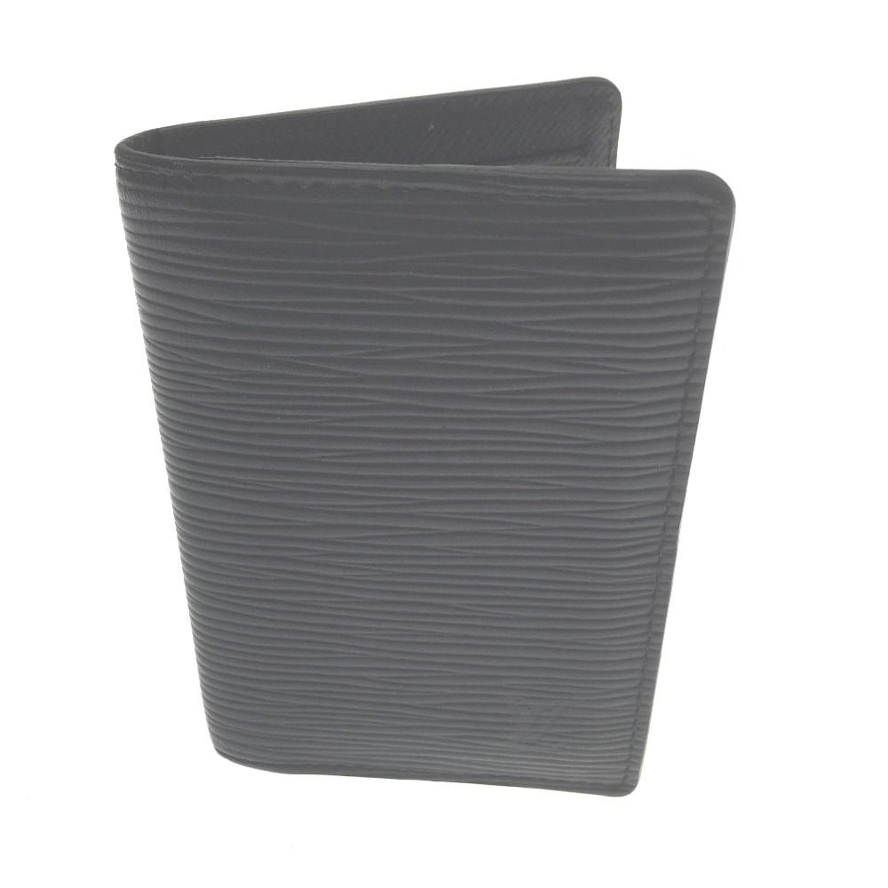Louis Vuitton Card Case Epi Organizer de Poche Black