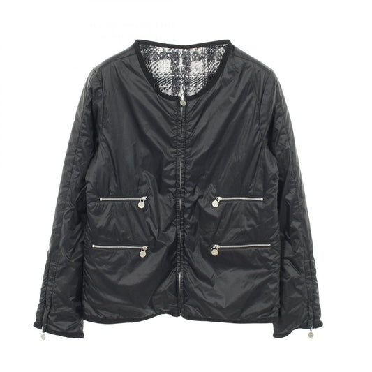 Chanel CC Logo Button Tweed Print Nylon Jacket