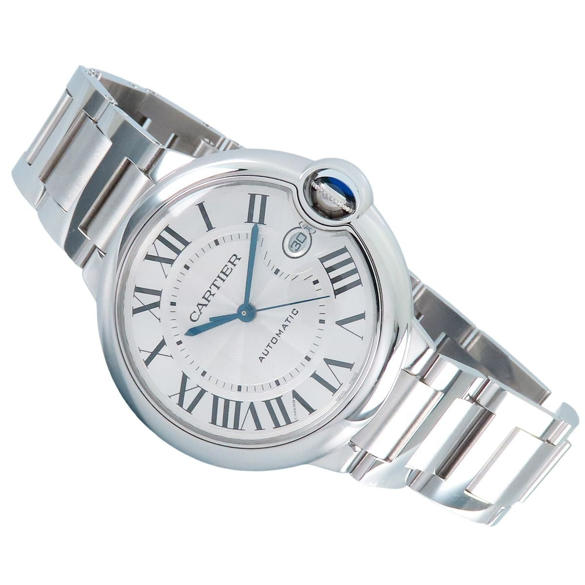 Cartier Ballon Bleu Silver SS de 40 Watch Automatic — view 2