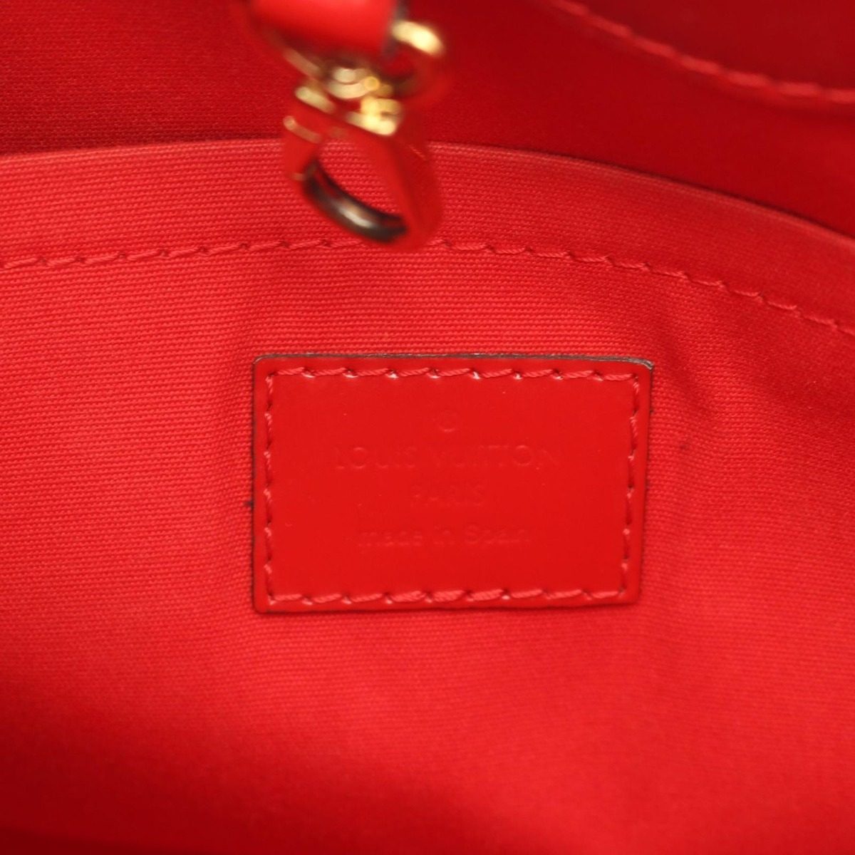 Louis Vuitton Handbag Montaigne MM 2-Way Cerise Leather — view 4