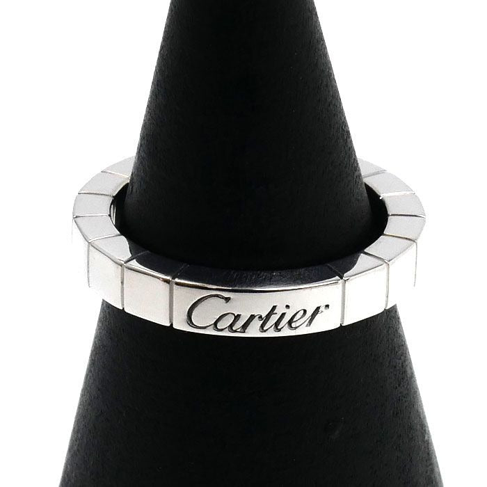 Cartier 18k White Gold Lanier Ring Diamond 47