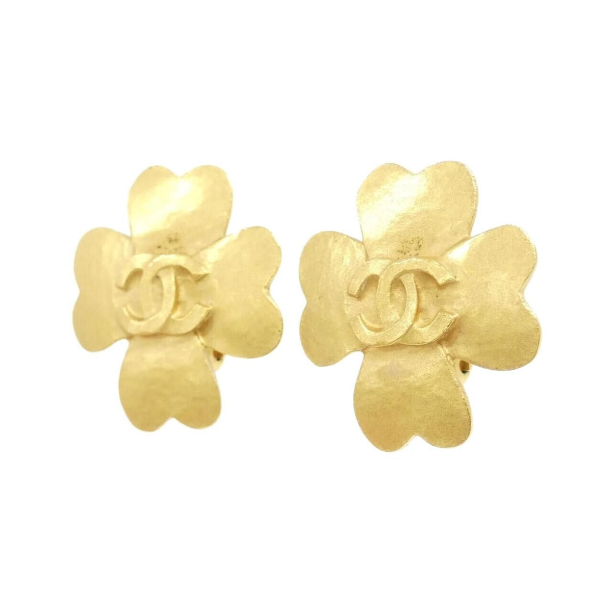 Chanel Vintage Earrings Gold — view 2