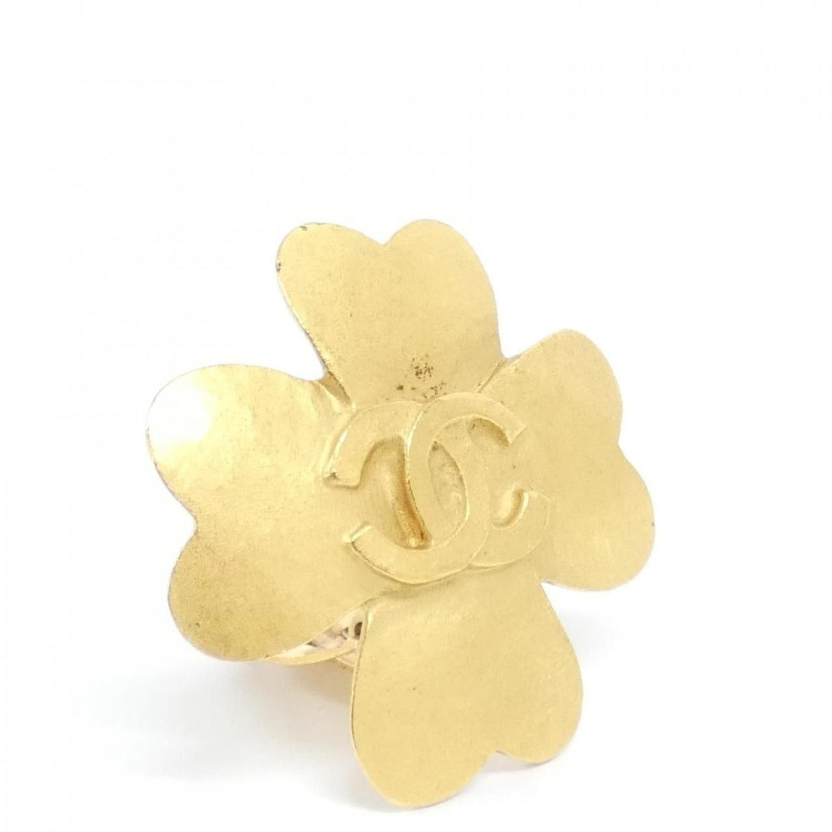 Chanel Vintage Earrings Gold — view 3