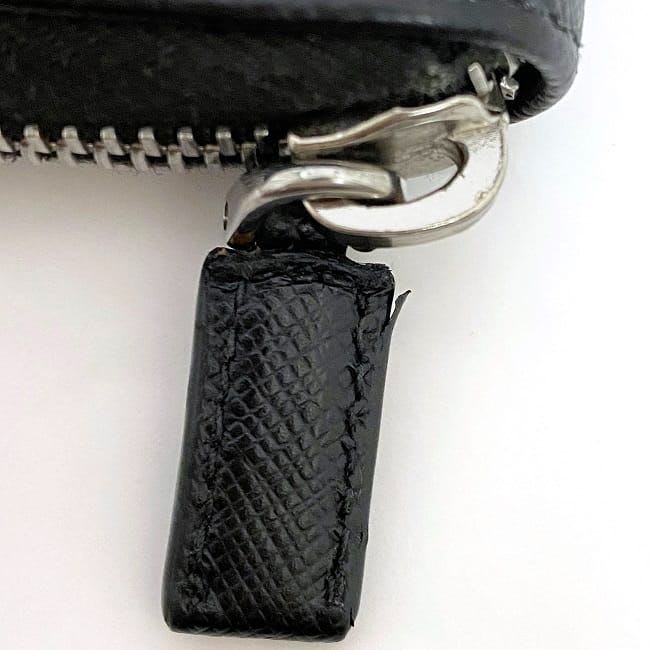 Prada Round Zipper Long Wallet Document Case
