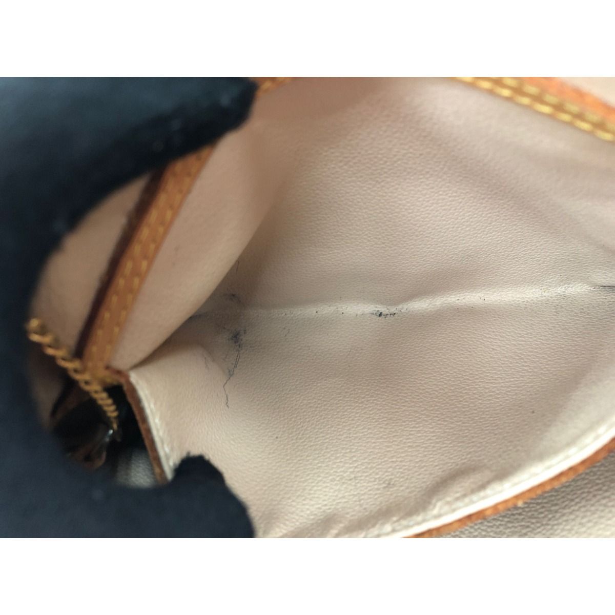 Louis Vuitton Women's Shoulder Tote Monogram Petit Baguette with Pouch M42238