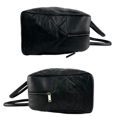 CHANEL CC Caviar XL Travel Bag Bowler Bag Tote Weekender Boston Duffle