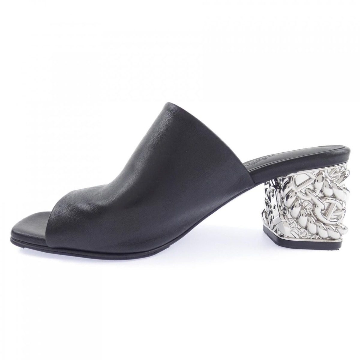 Hermes Glossy Chaine D'ancre Sandals — view 2