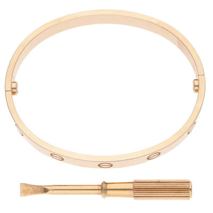 Cartier LOVE Bracelet Love Bracelet 18K Pink Gold Love Bracelet Men's 17