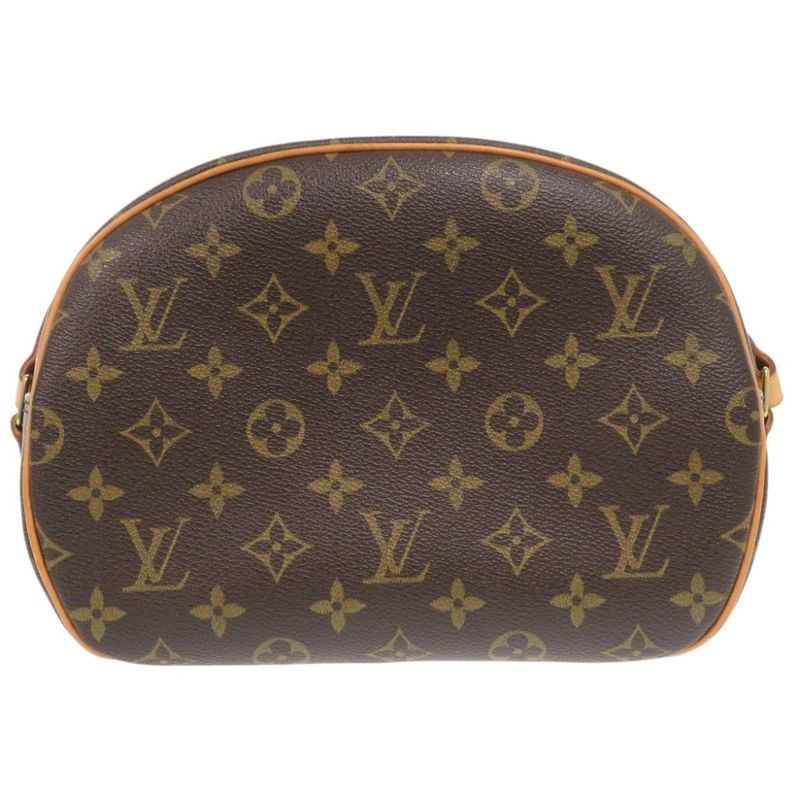 Louis Vuitton Blois Monogram M51221 Brown Shoulder Bag LV 0056 Louis Vuitton