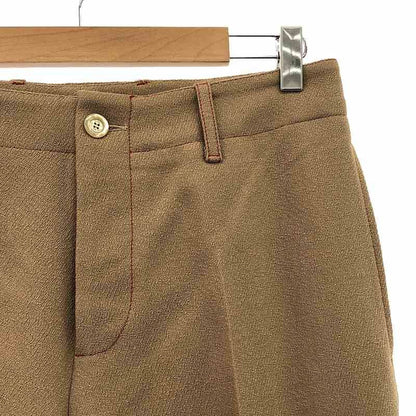 Gucci | 2017 | Wool Wide Slouchy Pants | 42 | Beige | Women