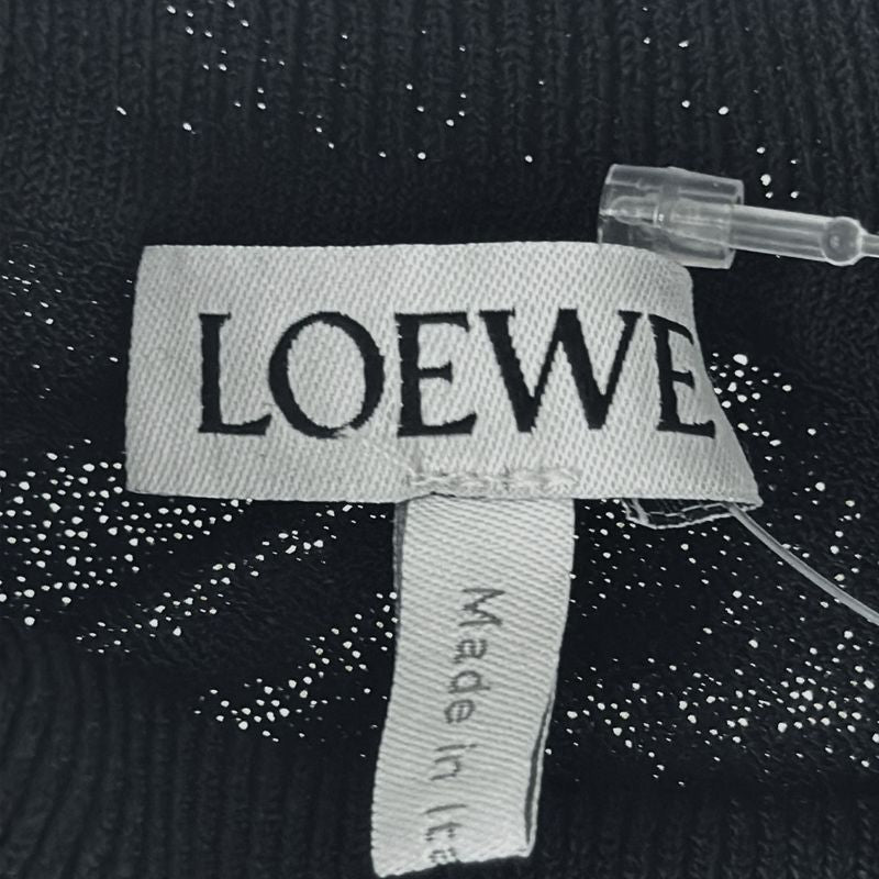 Loewe 22ss Bell Sleeve High Neck Knit Sweater S540y14kaa Black M