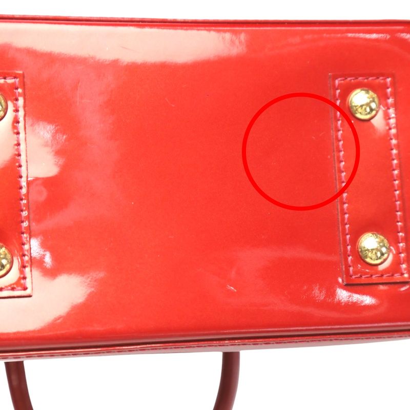 Louis Vuitton M90174 Monogram 2WAY Bag Alma BB Handbag Louis Vuitton Red