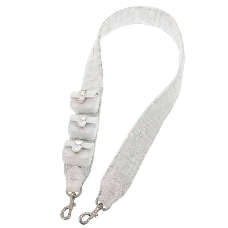 Fendi Marc Jacobs Denim Stone Blue White Shoulder Strap 0847