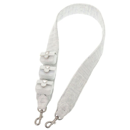 Fendi Marc Jacobs Denim Stone Blue White Shoulder Strap 0847