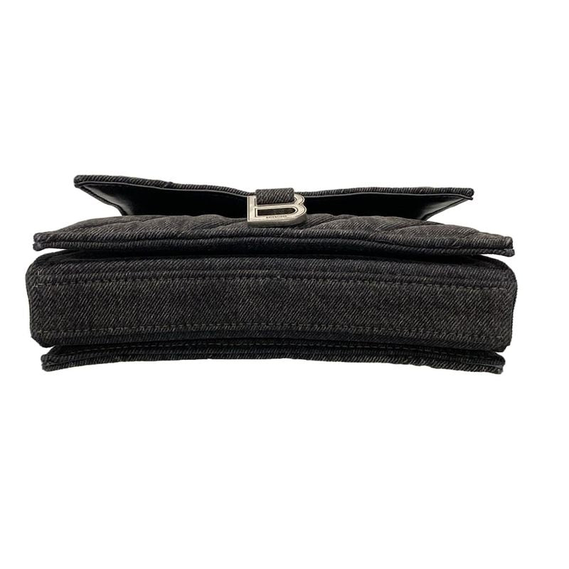 Balenciaga Shoulder Bag Crash 736016 Black Chain Shoulder/quilted