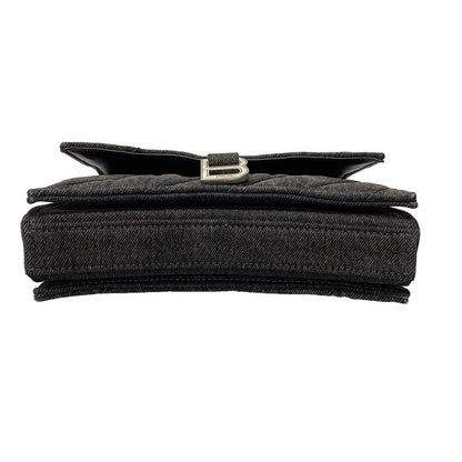 Balenciaga Shoulder Bag Crash 736016 Black Chain Shoulder/quilted