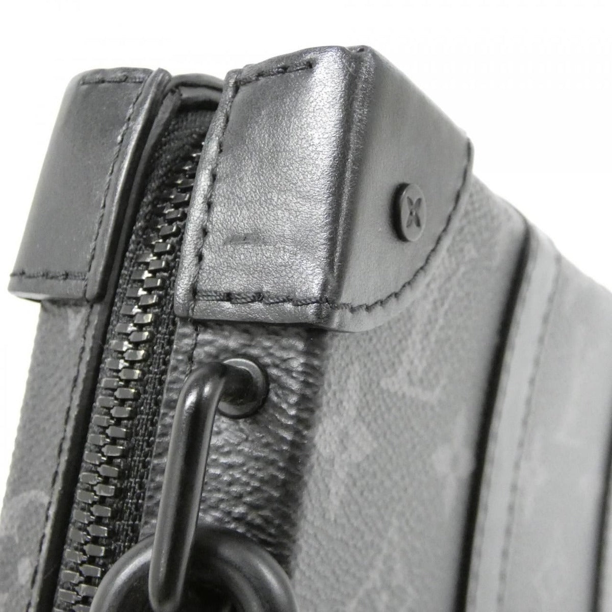 Louis Vuitton Monogram Eclipse Soft Trunk Wallet Shoulder Bag — view 3