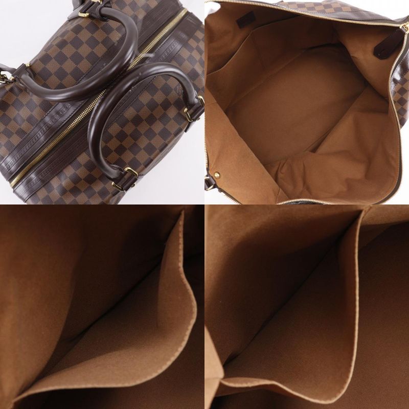 Louis Vuitton Vasslav N41537 Damier Canvas Brown Ce0026 Unisex Boston Bag