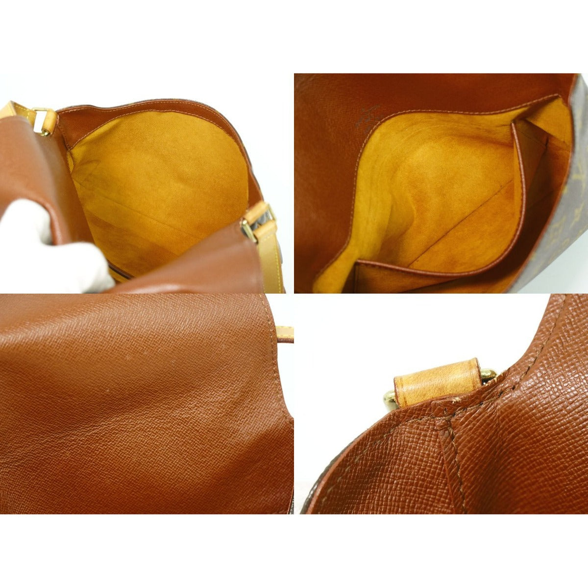 Louis Vuitton LV Musette Tango Short Monogram Shoulder Bag Brown — view 8